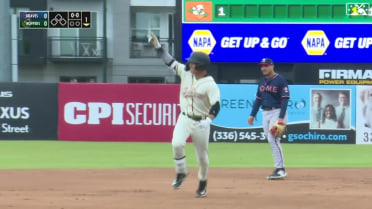 Tsung-Che Cheng hammers a solo home run