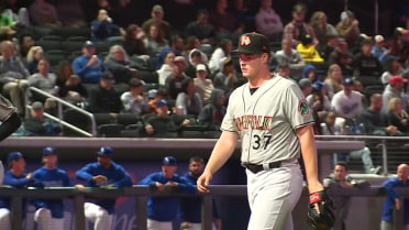 Orioles prospect Justin Ambruester strikes out four