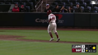 Leonardo Bernal's first home run