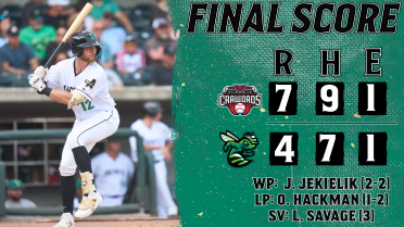 Crawdads Score Early and Often to Down GreenJackets 7-4