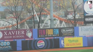 Eli Serrano with a play at the wall