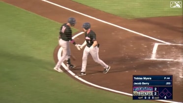 Jacob Berry belts a solo home run to right-center