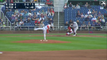 No. 19 Yankees prospect Tyler Hardman hits a solo HR