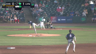 Welbyn Francisca's first home run of the season