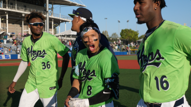 Hops Win Seventh One-Run Game of the Year 4-3