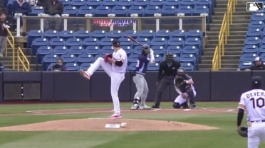 Humphries strikes out Max Clark for his first six K's