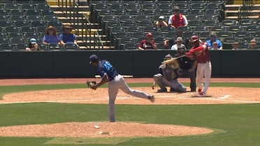 Sebastian Walcott's two-run homer