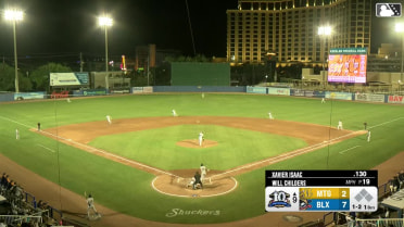 Xavier Isaac's first home run of the season