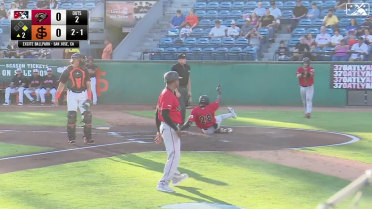 EJ Andrews Jr. scores two with an inside-the-parker