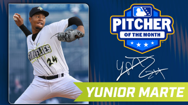 Marte Wins Carolina League Pitcher of the Month