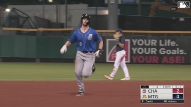 Luke Adams' sixth homer of the year