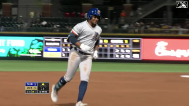 Edwards' 5th homer for Durham