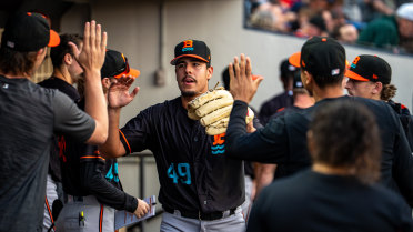 Baysox deliver shutout victory over Akron on Friday night