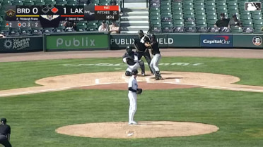 Single-A Lakeland turns a great double play