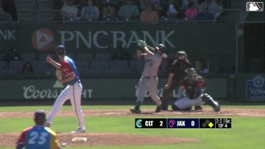 Adam Mazur strikes out his fifth batter of the game