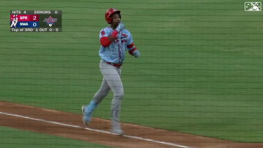 Walker mashes 17th homer for Springfield