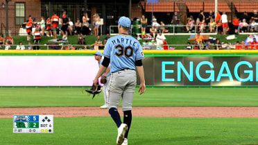 Josh Hartle strikes out career-high 10 batters