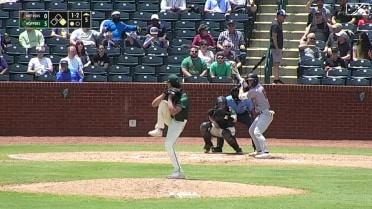 Anthony Solometo K's his sixth batter of the game