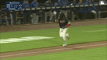 Jhostynxon Garcia homers in Triple-A debut
