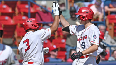 Indians Slam Emeralds 9-6 in Series Finale