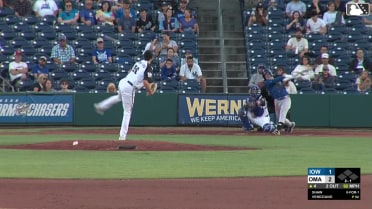 Matt Shaw's first Triple-A hit