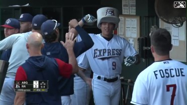 Dustin Harris hits his fifth homer of the year