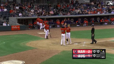 David McCabe crushes a two-run homer to left field