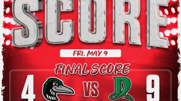 Dayton’s Edgington K’s 13, Dragons Defeat Loons 9-4
