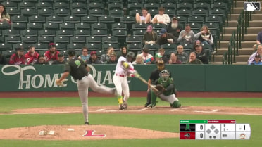 Kendall George's leadoff homer