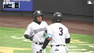Brendan Jones belts his first home run of the season