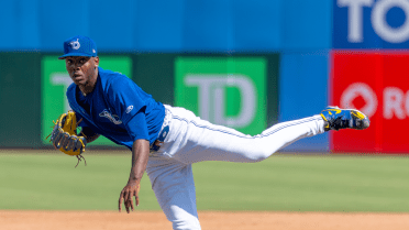 Rojas Fans Nine Over Five No-Hit Frames as Jays Split Doubleheader