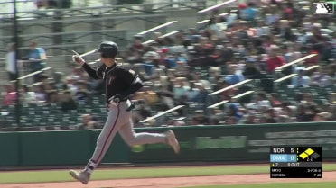 Coby Mayo's three-run homer