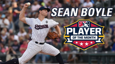 RHP Sean Boyle Named Eastern League Pitcher of the Month For July