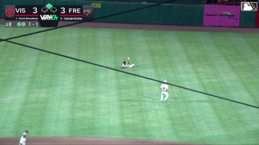 Robert Calaz's diving grab