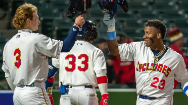 Cyclones Club Four Homers, Top Tourists, 8-5; Drop Suspended Contest