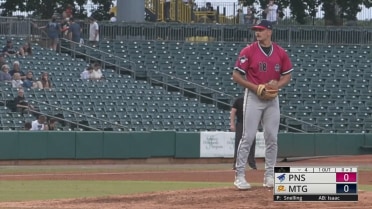Robby Snelling strikes out six