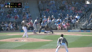 Sam Aldegheri's sixth strikeout
