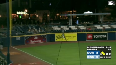 Adam Hall's leaping catch