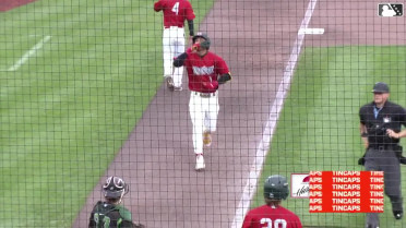 Rosman Verdugo's solo home run