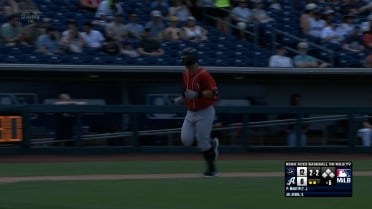 Keston Hiura hits two homers in one inning