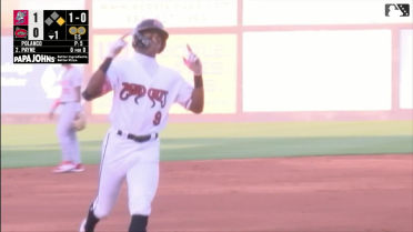 Braylon Payne's first professional home run