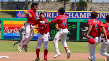 Threshers Finish First Homestand With Another Walkoff Win