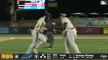 Matthew Etzel's first homer of the season