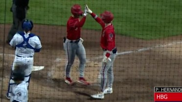 Dylan Crews drills a two-run home run to left field 