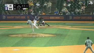Justin Lange records his eighth strikeout for High-A 