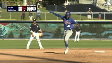 Orelvis Martinez belts home run to left game
