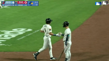 Gavin Cross hammers a two-run home run