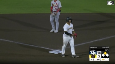 Axiel Plaz's three-run double