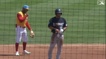 Yankees' Domínguez singles, steals pair for Renegades