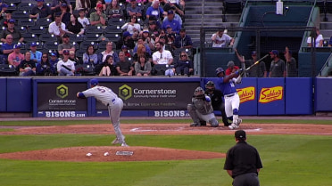 Brown picks up his first AAA hit
